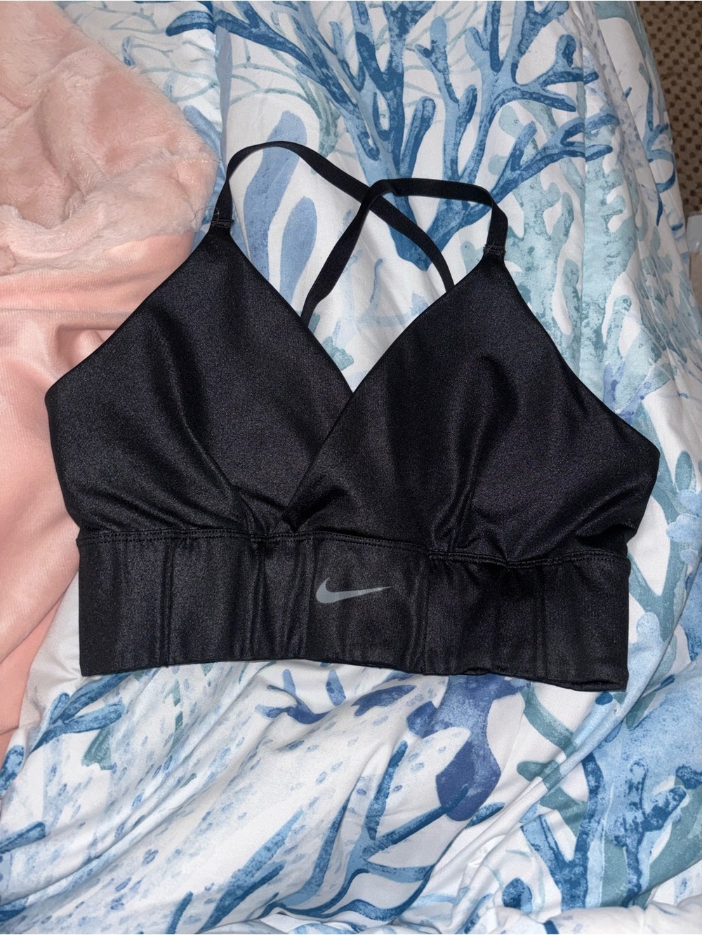 Nike Black Cross-Back Sports Bralette